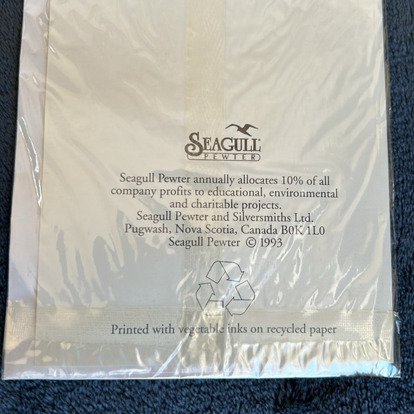 NWT🌟VINTAGE🗝️SEAGULL💫1993 Pewter Sagittarius ♐ Zodiac Sign Bookmark + Card - Picture 7 of 7